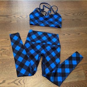 K-deer sneaker length leggings & sports bra bundle